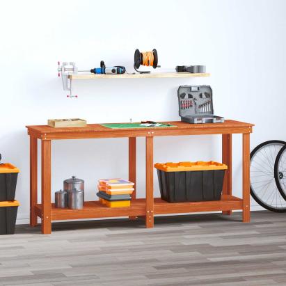 Banc de lucru Maro Ceară 180 x 50 x 80 cm Lemn masiv de pin GartenMobel Dekor