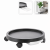 Suport ghiveci cu roti si tava colectare apa, suport mobil pentru plante, din plastic, 40 cm, negru Household NewTrend