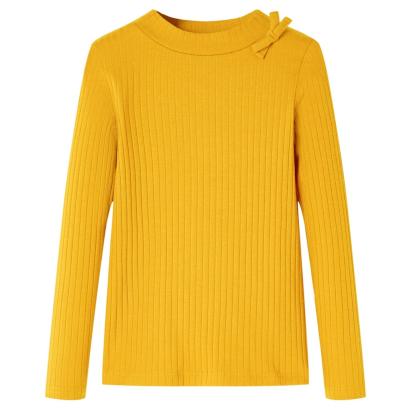 Tricou pentru mâneci lungi pentru copii, ocru, 116 GartenMobel Dekor