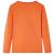 Tricou pentru copii cu mâneci lungi, portocaliu ars, 116 GartenMobel Dekor