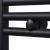 Radiator port-prosop încălzire centrală baie drept negru 500 x 764 mm GartenMobel Dekor