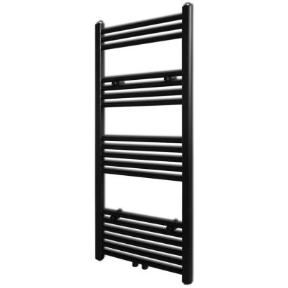 Radiator port-prosop încălzire centrală baie drept negru 500 x 1160 mm GartenMobel Dekor