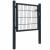 Poartă de gard din oțel antracit 100x100 cm GartenMobel Dekor