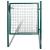 Poartă de gard cu o singură ușă 100x100 cm, oțel vopsit în câmp electrostatic GartenMobel Dekor
