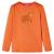 Tricou pentru copii cu mâneci lungi, portocaliu ars, 92 GartenMobel Dekor