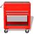 Cărucior pentru unelte Roșu 70.5 x 37 x 71 cm Oțel GartenMobel Dekor