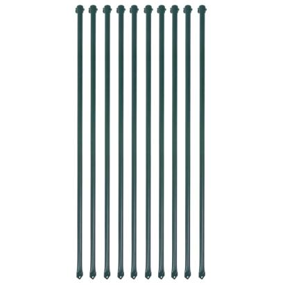 Țăruși grădină, 10 buc, 1 m, metal, verde GartenMobel Dekor