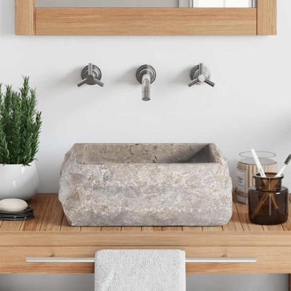 Chiuvetă, gri, 30x30x13 cm, marmură GartenMobel Dekor