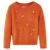Pulover pentru copii tricotat, portocaliu ars, 116 GartenMobel Dekor