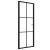 Ușă de interior, negru, 76x201,5 cm, sticlă ESG și aluminiu GartenMobel Dekor