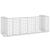 Perete gabion pentru pubele, 325x100x110 cm, oțel galvanizat GartenMobel Dekor