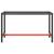 Cadru banc de lucru, negru mat/roșu mat, 140x50x79 cm, metal GartenMobel Dekor