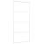 Ușă glisantă, alb, 90x205 cm, sticlă ESG mată și aluminiu GartenMobel Dekor