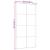 Ușă glisantă, alb, 102,5x205 cm, sticlă mată ESG și aluminiu GartenMobel Dekor