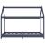 Cadru pat de copii, gri, 70 x 140 cm, lemn masiv de pin GartenMobel Dekor