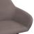 Scaune de bucătărie, 2 buc., gri taupe, material textil GartenMobel Dekor