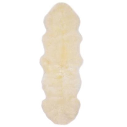 Covor din piele de oaie, alb, 60 x 180 cm GartenMobel Dekor