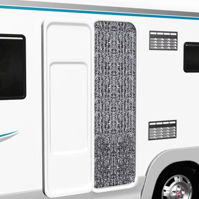 Perdea pentru insecte, maro și bej, 56x185 cm, Chenille GartenMobel Dekor