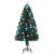 Brad de Crăciun pre-iluminat cu suport și LED-uri, 120 cm, fibră optică GartenMobel Dekor