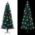 Brad de Crăciun pre-iluminat cu suport și LED-uri, 240 cm, fibră optică GartenMobel Dekor