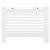 Mască pentru calorifer, alb, 112x19x81,5 cm, MDF GartenMobel Dekor