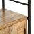 Bibliotecă cu 4 rafturi, 124x30x180 cm, lemn de mango nefinisat GartenMobel Dekor