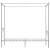 Cadru de pat cu baldachin, alb, 100 x 200 cm, metal GartenMobel Dekor