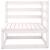 Set mobilier de grădină, 8 piese, alb, lemn masiv de pin GartenMobel Dekor