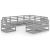 Set mobilier de grădină, 9 piese, gri, lemn masiv de pin GartenMobel Dekor