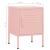 Noptiere, 2 buc., roz, 35x35x51 cm, oțel GartenMobel Dekor