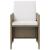 Set mobilier de grădină cu perne, 5 piese, bej, poliratan GartenMobel Dekor