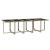 Set mobilier de exterior cu perne, 15 piese, bej, poliratan GartenMobel Dekor