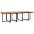 Set mobilier de exterior cu perne, 15 piese, negru, poliratan GartenMobel Dekor