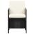 Set mobilier de grădină cu perne, 21 piese, negru, poliratan GartenMobel Dekor