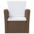 Set mobilier de grădină cu perne, 8 piese, maro, poliratan GartenMobel Dekor