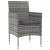 Set mobilier de grădină cu perne, 8 piese, gri, poliratan GartenMobel Dekor