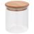 Borcane din sticlă depozitare, capac de bambus, 6 buc., 600 ml GartenMobel Dekor