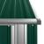 Șopron de grădină verde, 118,5x97x209,5 cm, oțel galvanizat GartenMobel Dekor