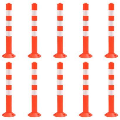 Bornă de control trafic, 10 buc., 75 cm, PE GartenMobel Dekor