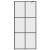 Paravan de duș walk-in negru 80x195 cm sticlă ESG transparentă GartenMobel Dekor