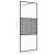 Paravan de duș walk-in negru 115x195 cm sticlă ESG transparentă GartenMobel Dekor