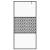 Paravan de duș walk-in negru 115x195 cm sticlă ESG transparentă GartenMobel Dekor