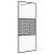 Paravan de duș walk-in negru 115x195 cm sticlă ESG transparentă GartenMobel Dekor