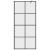 Paravan de duș walk-in negru 90x195 cm sticlă ESG transparentă GartenMobel Dekor