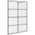 Paravan de duș walk-in negru 140x95 cm sticlă ESG transparentă GartenMobel Dekor