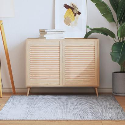 Uși de dulap design lambriu 2 buc. 61,5x49,4 cm lemn masiv pin GartenMobel Dekor