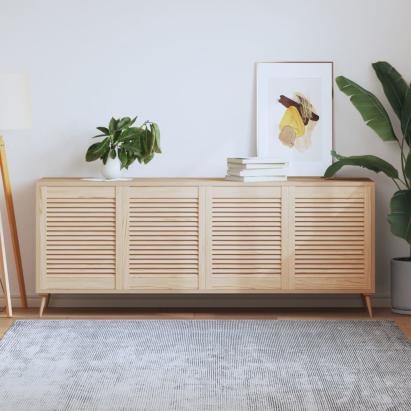 Uși de dulap design lambriu 4 buc. 61,5x49,4 cm lemn masiv pin GartenMobel Dekor