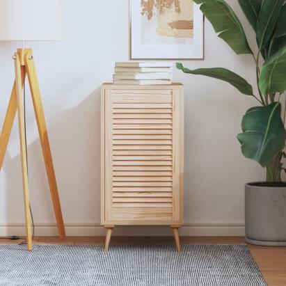 Ușă de dulap cu design lambriu, 69x39,4 cm, lemn masiv de pin GartenMobel Dekor