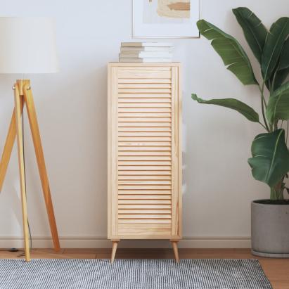 Ușă de dulap cu design lambriu, 99,3x39,4 cm, lemn masiv de pin GartenMobel Dekor