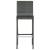 Set mobilier bar de grădină, cu perne, 3 piese, gri, poliratan GartenMobel Dekor
